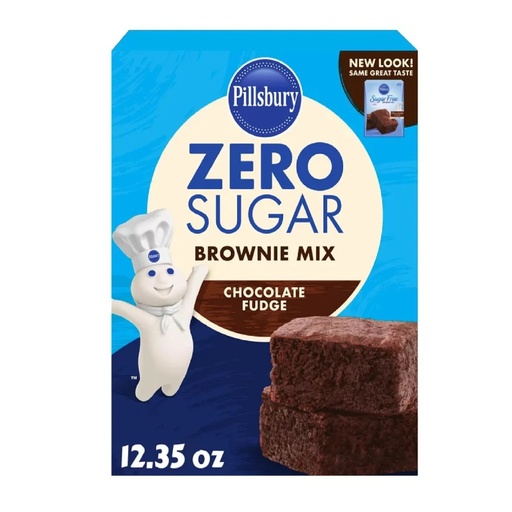 [013300553060] Mezcla De Brownie Cero Azucar Chocolate Fudge / Pillsbury / 350g