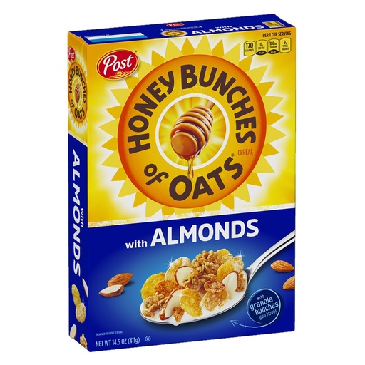 [884912359162] Cereal Honey Bunches Con Almendras / Post / 340g