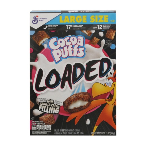 [016000206793] Cereal Cocoa Puffs Loaded Relleno De Crema De Vainilla / General Mills / 368g