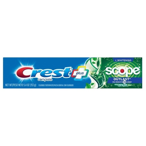 [037000907855] Pasta Dental Crest Plus Scope + Blanqueadora / 153g