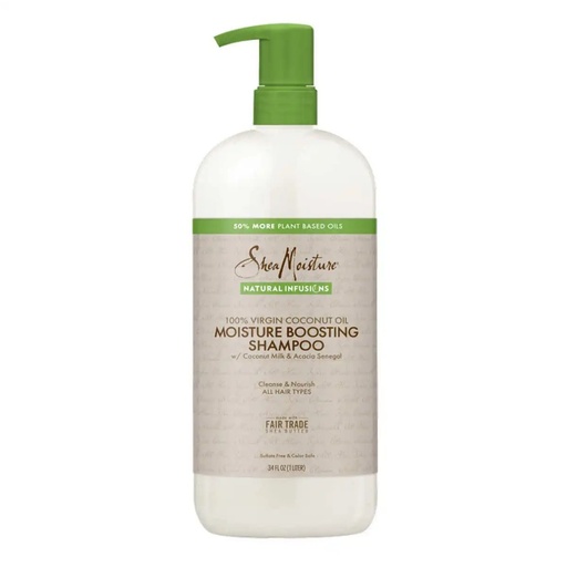 [764302021490] Champú Hidratante De Coco 100% Virgen / Shea Moisture / 1l