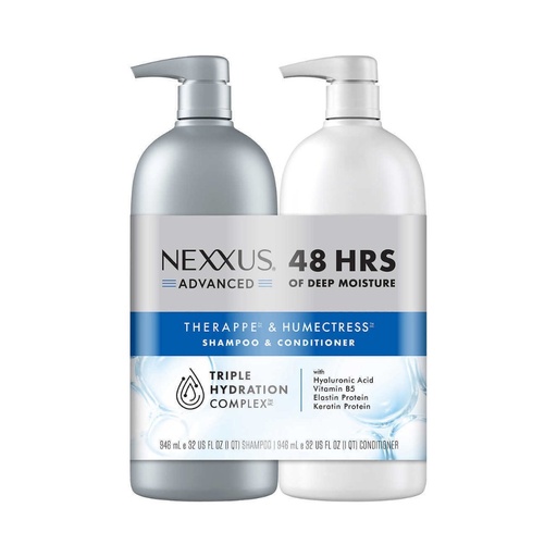 [605592007996] Champú Y Acondicionador Nexxus Advanced - Triple Hidratación Complex / 946ml / 2 Pack