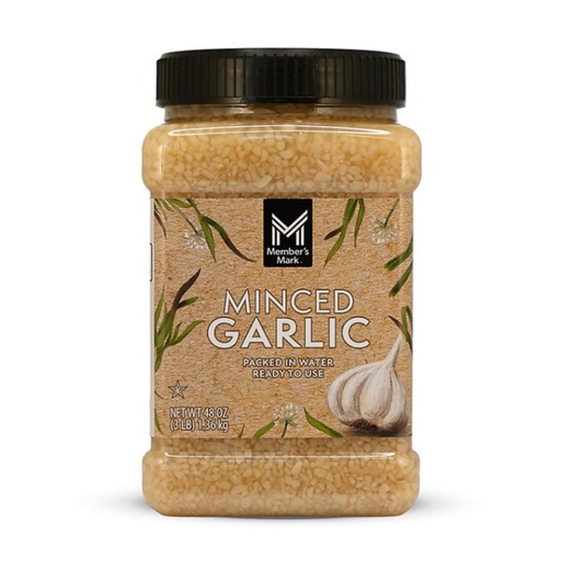 [078742150512] Ajo Picado En Agua Listo Para Usar / Member´s Mark / 1.36 Kg