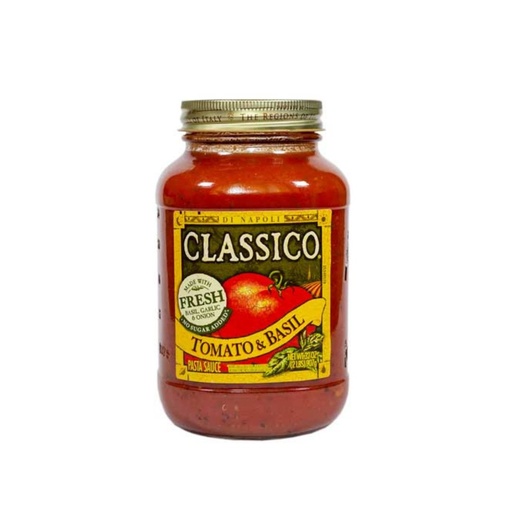 [041129274606] Salsa Para Pastas De Tomate Y Albahaca / Classico / 907g