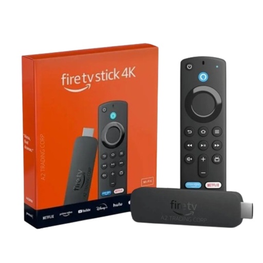 [840268929909] Reproductor de Streaming Amazon Fire TV Stick 4K Ultra HD Wi-Fi 6 Dual-Band / HDR / HDMI / Alexa, Incluye Control De TV*