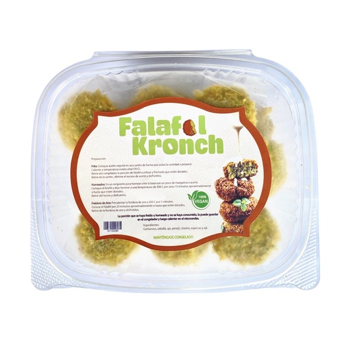 [1611000087] Falafel Congelado Listo Para Freír / Falafel Kronch / 600g / 25 Und